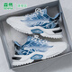 Semir Sports Sports Summer Summer Diseño Sense Sense Anti-Slip y Anti-Odor Running Shops para los hombres versátiles de altura interior de los hombres zapatos casuales de papá Bailan 41 (255 mm)