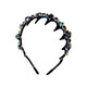 Idel hairband female Korean version 2025 new forest fairy headwear high-end hairpin crystal hair accessories F3290 sea blue hairband