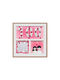 100e anniversaire pour envoyer des copines et des couples adorent la peinture à l'huile numérique quartz texture de sable peinture de bricolage peinture de texture personnalisée nx12140 20 * 20cm Cadre intérieur en bois massif serré