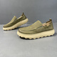 Gy Jinlilai 2025 Summer Soled Lazy Man Patadas mocasines de cuero zapatos de viaje huecos zapatos para hombres RESTIVO DESAUPABLE 9898 SURFAURADA DE CUERO BLANCO 38