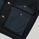 Levi's couples same style American retro cold-proof and warm standing collar down jacket denim jacket Chinese Valentine's Day gift blue L