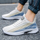 Sportschuhe Herrenschuhe Frühling und Sommer atmungsaktives weiches alleinige Netzschuhe Herren lässige Schuhe leichte schockabsorbierende Trendsschuhe Männer 9901 Grau 43