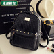 Yunluo new backpack for women Korean version of pu women's bag backpack for women fashion casual women's bag simple versatile schoolbag 1047-Black