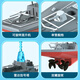 2025 new children's destroyer remote control ship speedboat water ship can be launched warship model 6 boy 7 birthday Arleigh Burke destroyer