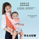 GPHF日本新生儿宝宝背带婴儿横前抱式外出多功能轻便抱娃神器解放双手 太空灰*布款