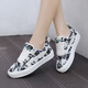 Lightning x Storm Picasso Pisters Co-Brened Siaoxiangfeng Women's Shouse Casual Lightning Bread обувь Canvas Sports Board Мужчины и женщины D6227 Cheese Cat 40