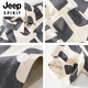 Jeep Spirit Summer Herren Kurzarm gedrucktem Hemd Strand Trendy Herren komfortable Mode Jugend losen Cotton Casual Shirt 9766 Green XL