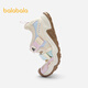 Balabala shopping mall same style children's shoes girls sports sandals breathable new summer outdoor shoes off-white 10301 31 (foot length 18.8-19.2/inner length 20.3)