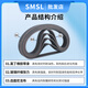 
Rubber synchronization belt 8M-784-800-1000-1040-1216 transmission belt synchronization wheel set synchronization belt 8M-1048 20mm