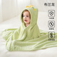 OUYUN baby bath towel coral velvet quick-drying children's cloak bathrobe hooded baby bath bathrobe dinosaur 145*85