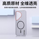 RAID-Wind-Applicable Huawei Pura70ultra Mobiltelefon Hülle Huawei Pura70ultra Schutzhülle Magnetische weiche Sand Haut transparent und leicht und einfach kontrastierende Hartschale Weiche Nebel weiß