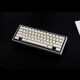 Miaopu Le white marble 114 key mechanical keyboard keycap PBT two-color molded cherry original height adaptation 6187, etc. White marble keycap Yes