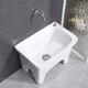 Lefit (lfte) bathroom ceramic wash mop pool balcony mop trough household Taiwan controlled large, medium and small mop basin courtyard mop pool 5059 Taiwan controlled water delivery to home
