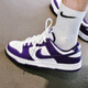 耐克（NIKE）Dunk Low男子白紫经典复古休闲板鞋DD1391104 DD1391-104白紫 42.5