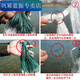 Meikejie wire mesh three-layer fishing net fish net three-layer sunken net sticky fish net floating net 100 meters long reservoir large fishing net 3 meters high 3 fingers high quality model three-layer sunken net 100 meters long