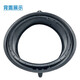 Yaying geeignet für Haier Drum Waschmaschinen Tür Siegel XQG100-BDX14756gu1 Dichtungsring Gummi-Ring-Beobachtung Fensterkissen Neues Original 601l Schwarz
