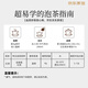 Xiaoguan чайный сад четыре вкуса упаковка для дегустации 5 Jinjunmei + 5 Dahongpao + 5 Jasmine + 5 Pu'er Srope Tea Teal 20 упаковки 80 г чая листья