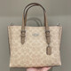 
CoaCH (COACH)/CoaCH tote bag large size mollie25 one-shoulder hand-held shopping bag women's bag new color milk tea large size CV967-SVPWH