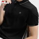 Fila Pilot POLO | Fila official men's knitted POLO2025 summer new fashion casual cool short-sleeved black-BK L 175/96A/L