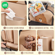 
Viagra German quality car seat back storage hanging bag car seat back small table car rear seat rear rack e upgraded Brown [short model] hook/water cup bag