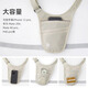 Huayu Qimeng Antift Sac Certe Ajustement Sac de taille voyage à l'étranger Sports Européens Hommes et femmes Invisible Sac de passeport mince Portefeuille Antift Portefeuille et femmes Gray [Invisible Ferme Ajustement anti-vol] All-Code