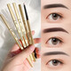 Small gold nugget eyebrow pencil, small gold nugget, naturally waterproof, long-lasting, non-fading, anti-sweat, extremely fine, female beginners 962-4# gray brown