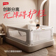 Wanya Bed Fence Baby Fence Bed Guardar Baby Bed Baby Bed Fence Safety Guardroil Niños Baffle Guardara Tres lados K2 Gray Simple 1.8*1+2.0m*2 Sin clavos