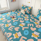 
Yalu tatami bed cover new pure cotton all-season universal rural large kang cover special anti-slip cotton sheet bed skirt K687 (2 meters + sag 40 cm)*3.8 meters