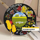 Weilida Ten Qintian Figures Hand-painted graffiti vinyl record DIY digital oil painting ornament decoration painting unzipped handmade RS16778 diameter 40cm thick solid wood inner frame