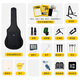 
enya [New Product] Enya X1pro MAX upgraded veneer folk guitar for beginners men and women guitar 41-inch EGA-X1ProMAX wood color [electric box]