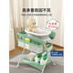 Mesa de pañales de yeehoo mesa de cuidado de bebés recién nacido masaje de ropa y conmovedor bañera mesa de pañal móvil plegable + suministros de baño set de 3 piezas