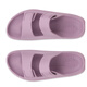 
ECCO Aibu casual slippers for men and women 2024 thick sole strap slippers Velcro sports trail Como 524104 purple-11981 37