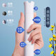 Lingyin Plays Resin 8 Hole Flaute no Crack Jade Short Jade Xiao Flauta G Tune Ancient Style Nine-Section Long Xiao Musical Instrumento White White Flauta Básica Comida básica