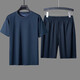 Shangranle (Shangranle) Traje de manga corto hombres y mujeres pantalones cortos de manga corta Uniforme de secado rápido Camiseta de cuello redondo de secado rápido