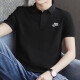 耐克（NIKE）运动套装男装2025春季健身跑步透气POLO短袖休闲T恤针织长裤2件套 FN3895-010+FQ4331-010 L