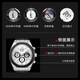 Olius Swiss brand luminous multifunctional silicone tape quartz watch men's waterproof men's watch simple sports fashion trend Li9911 black tape rose black men