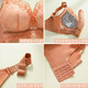 Hongdou (Hoddo) Site Web officiel Fangshang Store Flag Site officiel Sous-vêtements brodés pour les femmes sans fil d'acier rassemblant de petits seins Special épaissis de collecte de soutien
