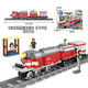 Yuxing model Wang Yuxing building block assembly city series train steam toy electric high-speed rail track China's new Christmas large 12004 Yuxing fantasy train electric remote control