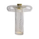 XMSJ -Nachtlampe Dekorative leichte Luxusschreibtisch Lampe nordisch moderne einfache Glasdesigner Wohnzimmer Schlafzimmer Modell Zimmerlampe M1049 Rauchgrau -Modellknopfschalter