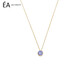 Agete E.A necklace natural tanzanite 18K gold light luxury amethyst agete Akado pendant natural tanzanite necklace
