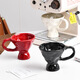 Dreieck Dreieck französische Handpin-Keramik-Kaffeetasse Persönlichkeit Großmädchen Home Office Porzellan Cup 1047-038 Umgekehrter Dreieckstasse (weiß) 277 ml