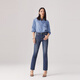 Le printemps et l'été de Lévi, le printemps et l'été, le 724 High Waist Slim Slim Straight Blue Dark Blue 27 (28)