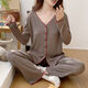 COLORFUL GEMS春季女睡衣甜美可爱家居服套装 KYX-X9921黑色 170 M