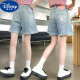 Disney Girls Summer Shorts 2025 Neue Kinder-Denim-Mid-Roter-Schüler Junior High School Schüler Big Sommer dünne Fünf-Punkte