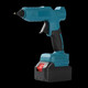Kirishima lithium electric hot melt glue gun wireless industrial grade handmade rechargeable electric hot melt glue gun glue stick Makita style pin hot melt glue gun 5 batteries per