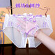 TULX modal sex open crotch low waist underwear for women lace sexy breathable mesh temptation T-shirt 838 skin color M