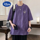 Adolescente de Disney Camiseta de manga corta para hombres de manga corta NUEVA SUMERA SUMMER MANDY Camiseta media manga de la escuela secundaria y estudiantes de secundaria Top 693 White 170 m 75 a 105 Jin [Jin equivale a 0.5 kg]