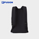 Fila Fusion Fashion Brand Pare Mochila 2025 Autumn New Fashion Mochila Mochila Mochila Bolsa Escuela de escuelas Black-Bk XS Deep Black XS