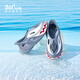 361 zapatos para niños para niños y niñas sandalias de playa zapatos para 2024 zapatos para niños nuevos a medio a grandes gris moderno/361 grados blanco/energía rojo 34
