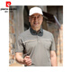 皮尔卡丹爸爸夏装短袖t恤夏季冰丝男士上衣50多岁衣服中老年人polo衫爷爷 CJ9901浅蓝 均码 L